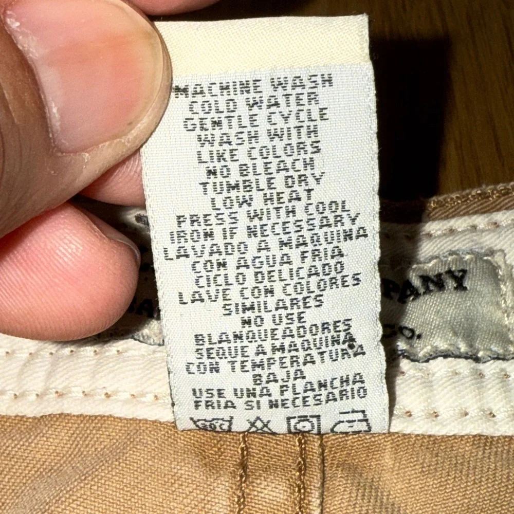 Polo Jeans Company Ralph Lauren Cargo Pants Khaki Tan Mens 36x30 Relaxed Fit‎